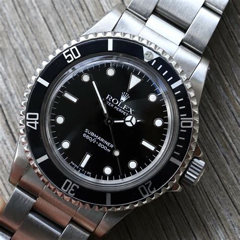 rolex submariner 5513 1987|Rolex Submariner 5513 production years.